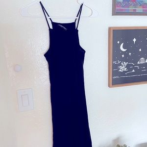 Black square neck brandy Melville dress